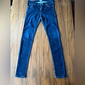 Naked & Famous Denim Dark Blue Skinny Jeans